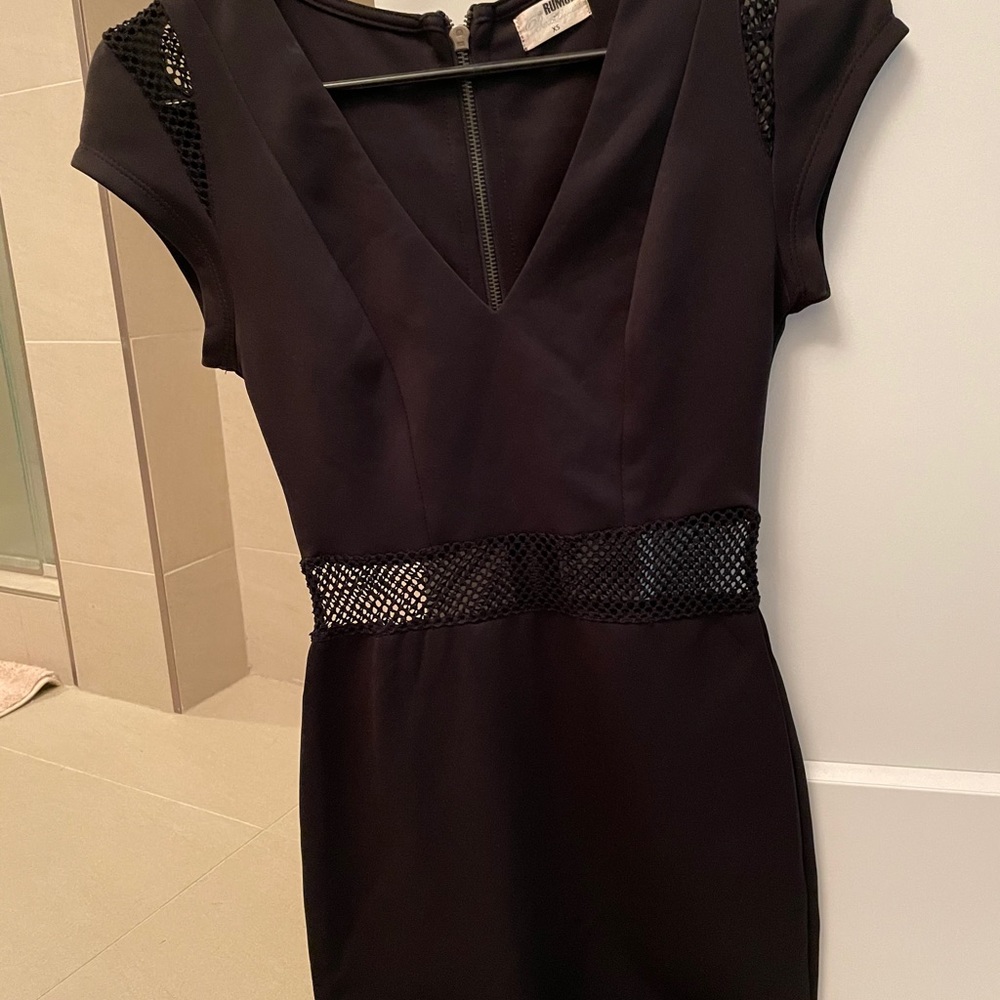 LF Rumor Boutique Fishnet Mesh Dress
